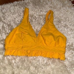 Shein Yellow Bikini Top